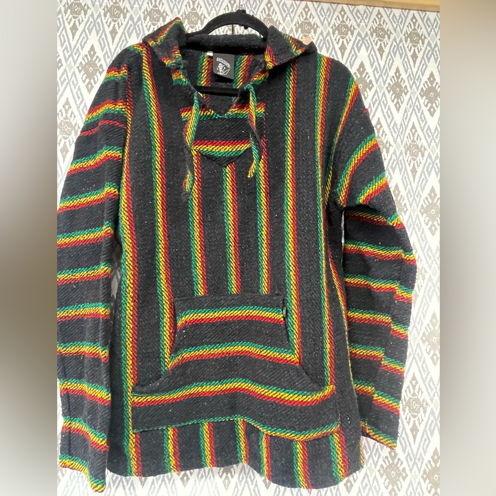 Baja Billy’s Mexican Baja Hoodie Sweatshirt
Pullover Surf Poncho XL